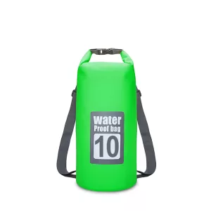 Suchý vak / Batoh na plavání - 10L Zelená