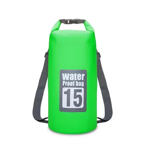 Suchý vak / Batoh na plavání - 15L Zelená