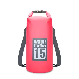 Suchý vak / Batoh na plavání - 15L Růžová