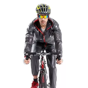 Voděodolný cyklistický dešťový oblek