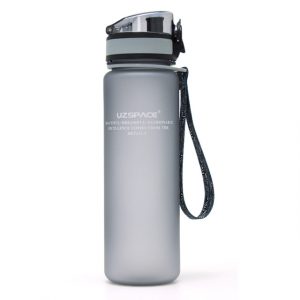 Sportovní láhev na vodu - 1000ml, Šedá