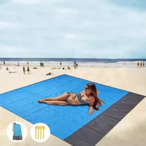 Voděodolná kapesní plážová deka