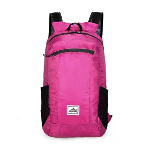 Skládací cestovní batoh Outdoor taška - Růžová