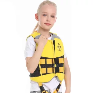 Neoprenová záchranná vesta pro děti - Žlutá