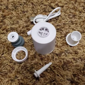 Obdržená elektrická vzduchová pumpa přenosné nafukovací zařízení od zákazníka T****e.