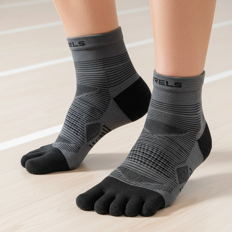 toe socks, running socks, sports socks, five toe socks, five finger socks, sweat absorbing socks