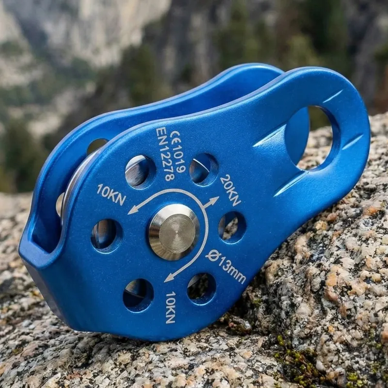 climbing pulley, rock climbing pulley